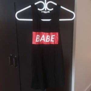 Babe tank top from streetwear society